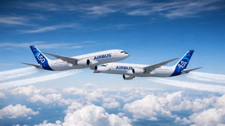 Airbus achieves a historic aviation first by guiding two commercial jets to the exact same point in the sky without any collision