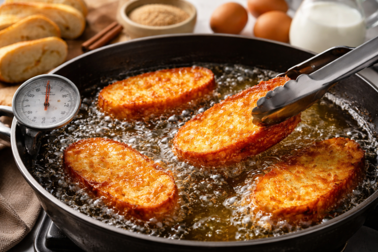 Experts Are Very Clear: The Exact Temperature Your Oil Should Reach To Fry Torrijas