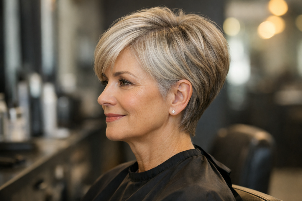 I’m a hairdresser and this is the short haircut I recommend most to clients with fine hair after 50