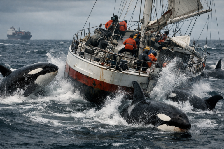 North Atlantic warning: orcas now targeting commercial vessels in what experts call coordinated assaults