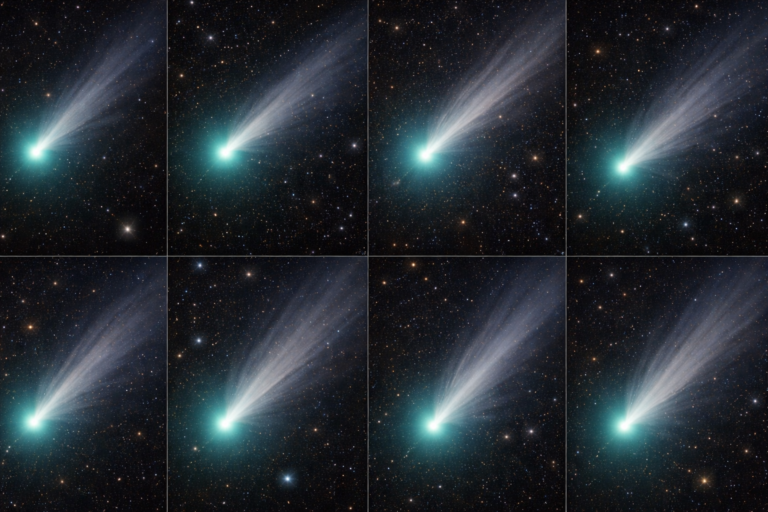 A new set of eight spacecraft images reveals the interstellar comet 3I ATLAS in astonishing clarity
