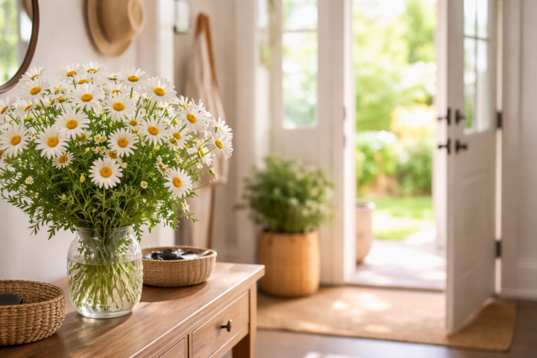 Not The Bedrooms Or The Living Room: The Best Place At Home For Daisies, According To Chinese Tradition