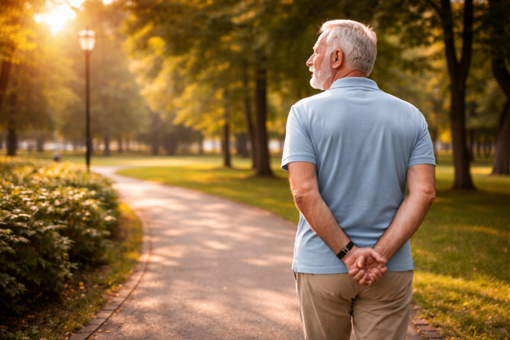 What Walking With Your Hands Behind Your Back Means, According To Psychology