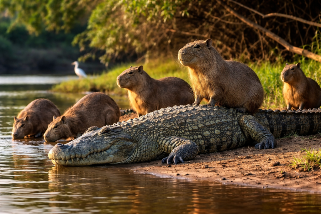 Why Do Crocodiles Not Eat Capybaras?