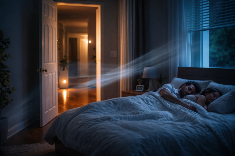 Keeping Your Bedroom Door Open At Night Might Improve Airflow Enough To Lower Carbon Dioxide Levels And Deepen Your Sleep But Many Experts Say It Also Invites More Noise Light And Security Risks