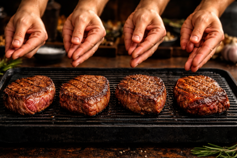 The simple “finger test” to check if your steak is cooked perfectly without cutting into it