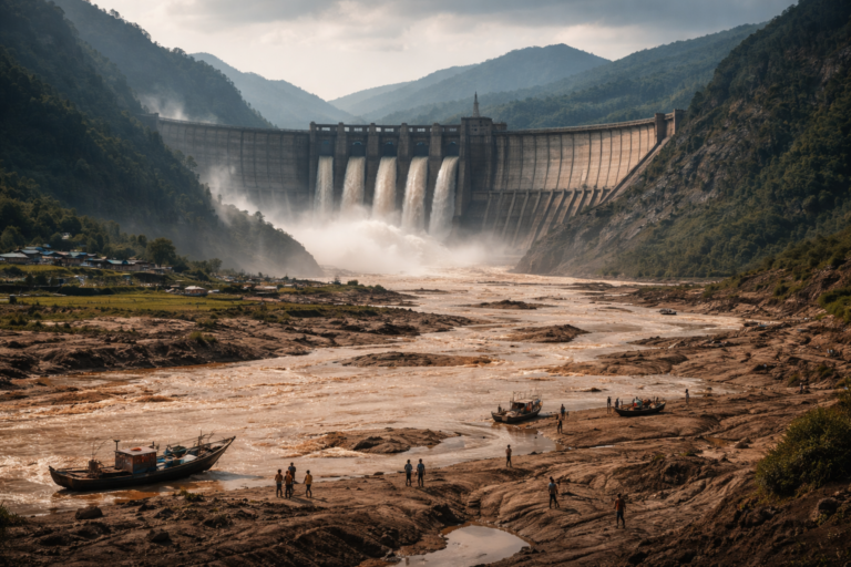 By blocking natural waterways with massive dams, countries have altered sediment cycles that once sustained millions of people downstream