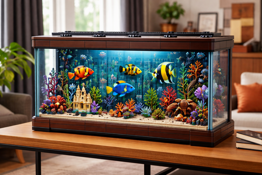 No More Changing Water Or Feeding Fish As LEGO Unveils An Impressive 4,154-Piece Aquarium Set Designed For Adults