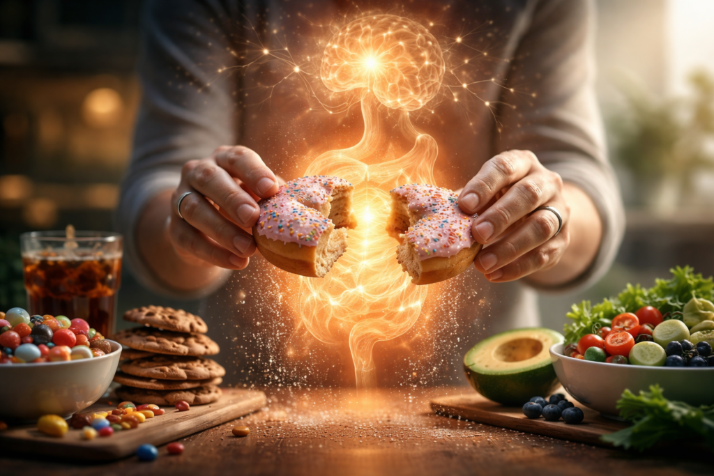 A hidden gut response that could switch off sugar cravings and challenge everything we believe about blame guilt and personal responsibility
