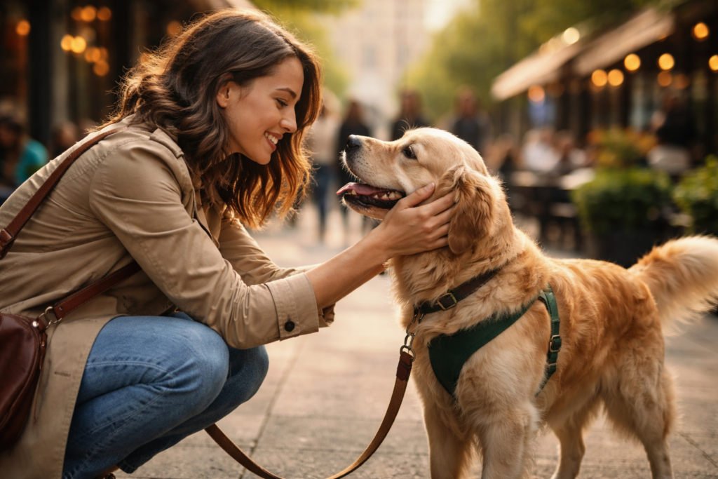 What your hello to a stranger dog says about you