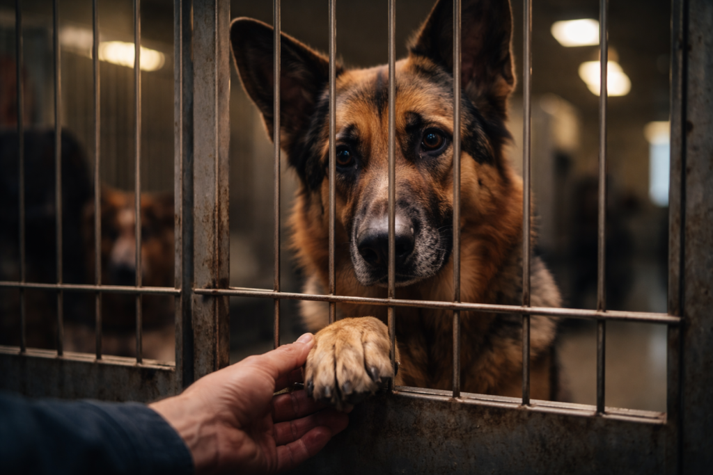 Adopt a German Shepherd rescue dog Lila and risk heartbreak and high bills: a desperate call for loving homes tears the internet apart