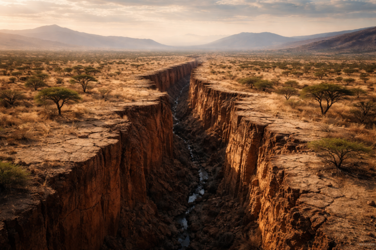 Africa’s slow breaking: the rift you can already measure