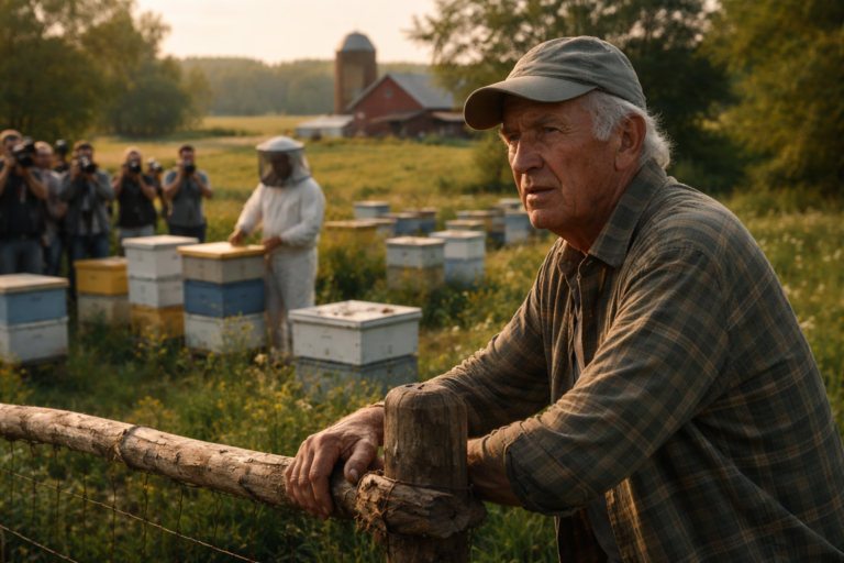 A retiree who lent his land to a beekeeper is told to pay farm taxes — “I earn nothing from this,” he says, as the ruling sparks a heated national debate