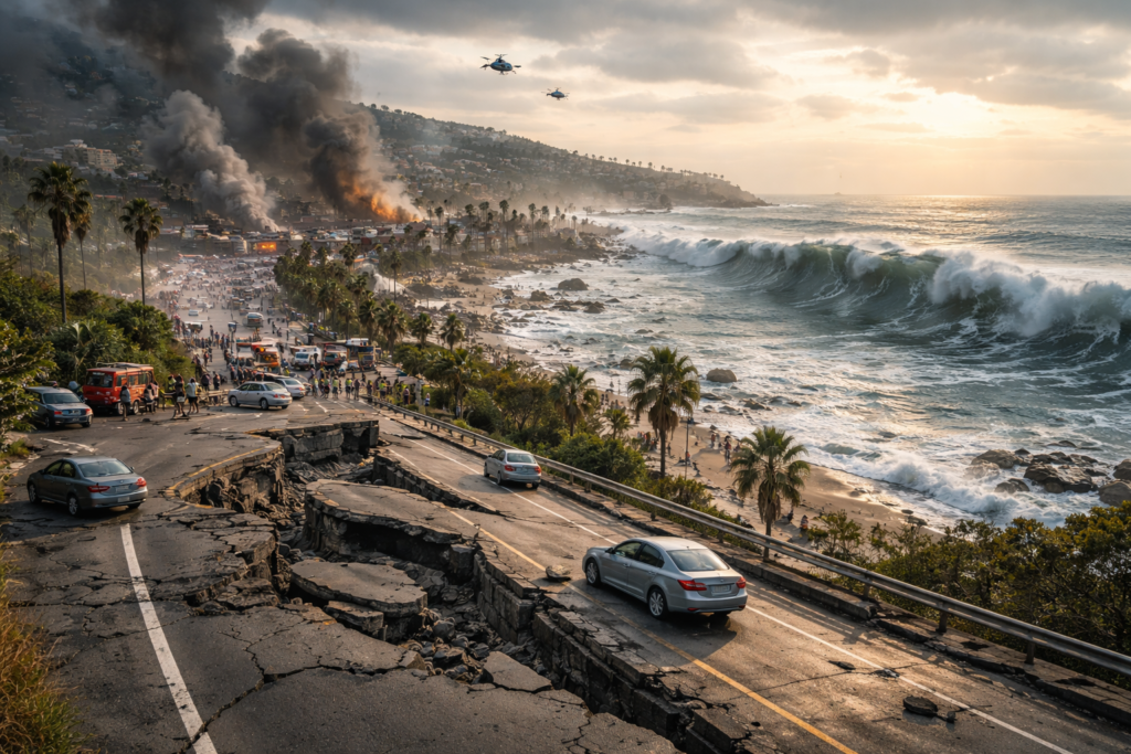 A 7.1-magnitude earthquake strikes offshore, less than 100 km from the coast — what it means and what to do