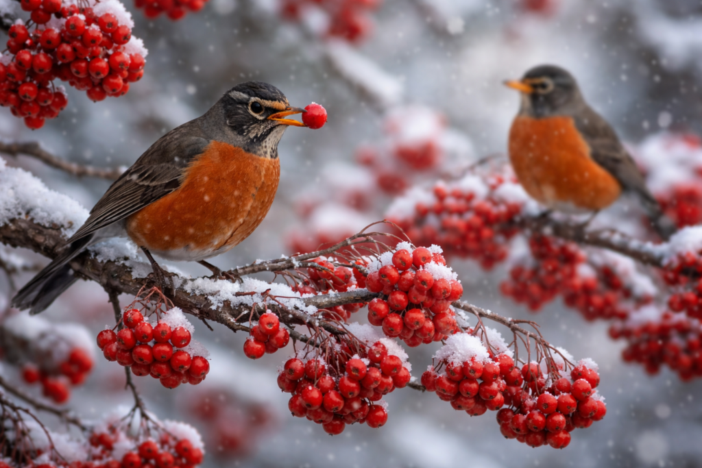Birdwatchers say this one winter fruit keeps robins loyal to your garden