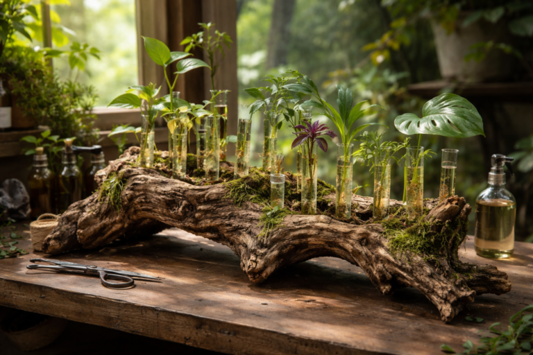 If You Love Propagating Your Plants, This Treasure Picked Up In The Forest Will Become Your Most Beautiful Display Stand