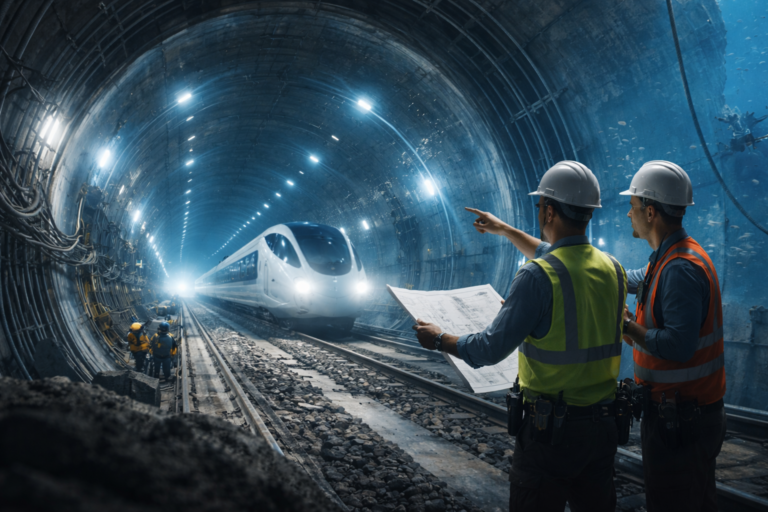 Engineers confirm the ongoing construction of an underwater rail line that will join continents through a deep-sea tunnel