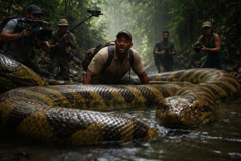 Amazon : A 7.5-metre giant anaconda never seen before is found during a Will Smith documentary shoot