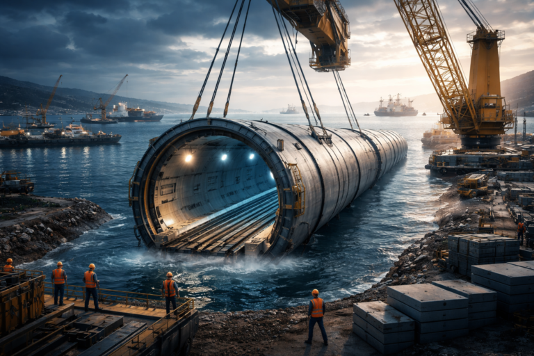 A mega engineering project has been confirmed: construction begins on an underwater rail line to connect continents