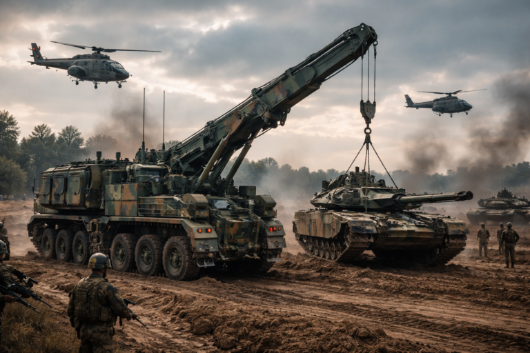 France orders an army of heavy recovery giants to back Europe’s most ambitious land armament programme: SCORPION