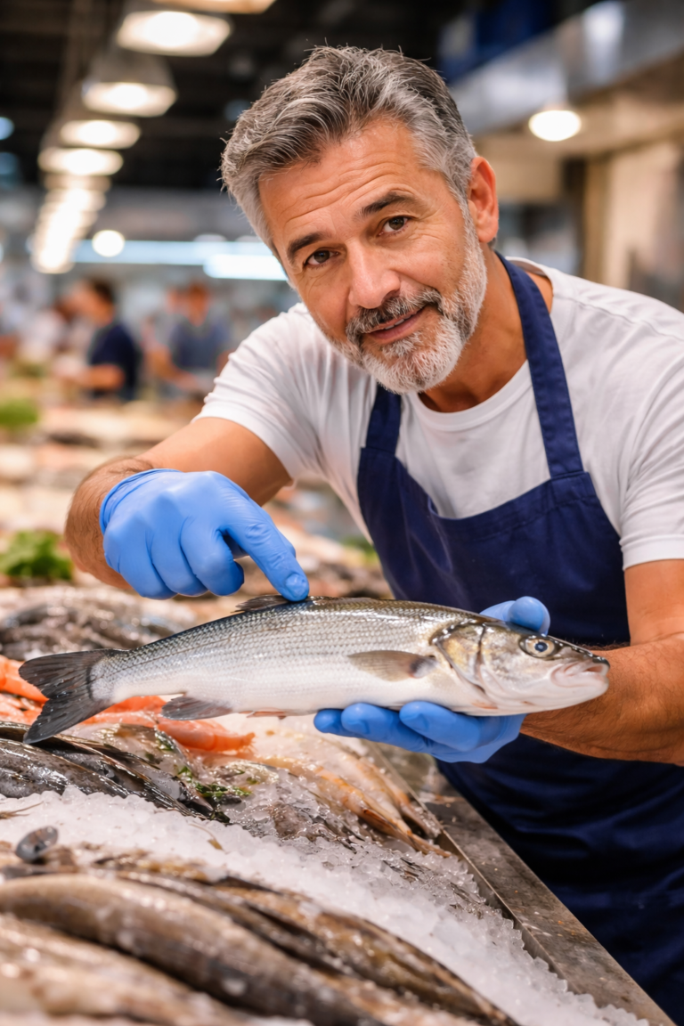 Luis, Professional Fishmonger: To Tell If A Fish Is Fresh And You Aren`t Being Fooled, Look At The Texture